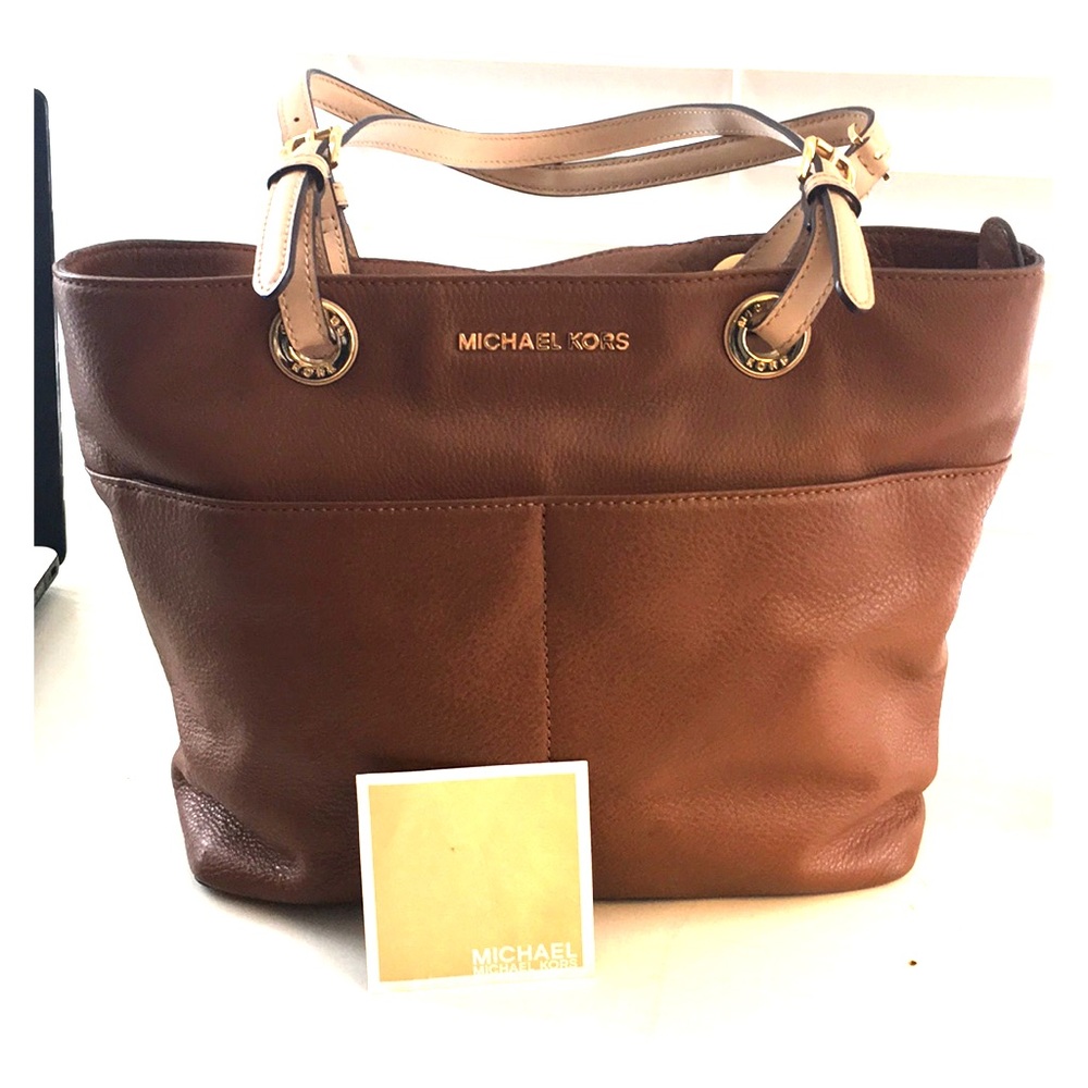 Michael Kors brown leather bag